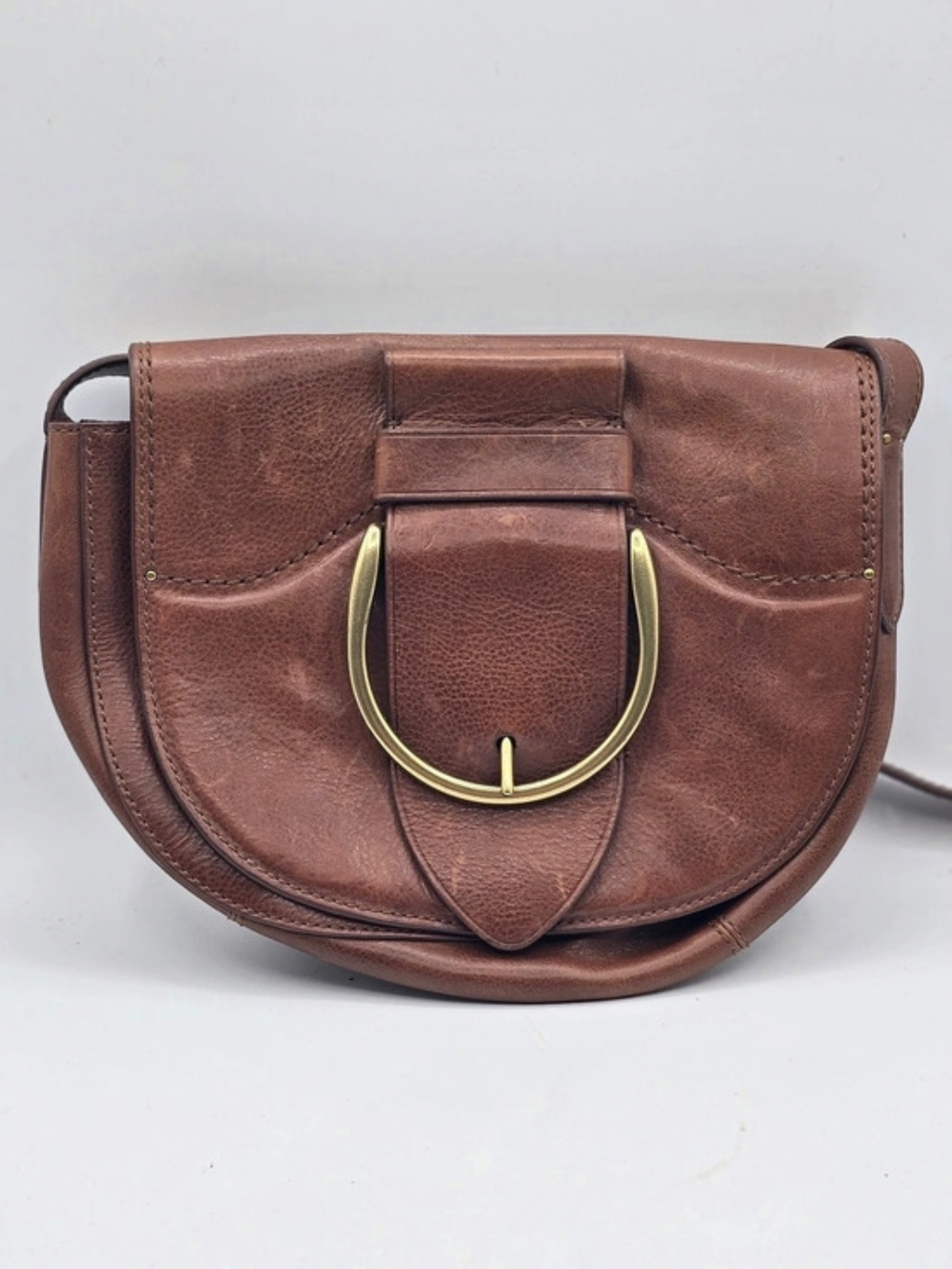 Frye Brown Leather Shoulder Bag